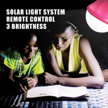 CE recargable LED lámpara de lectura, lámpara de lectura inalámbrica, kits de iluminación solar portátil al aire libre